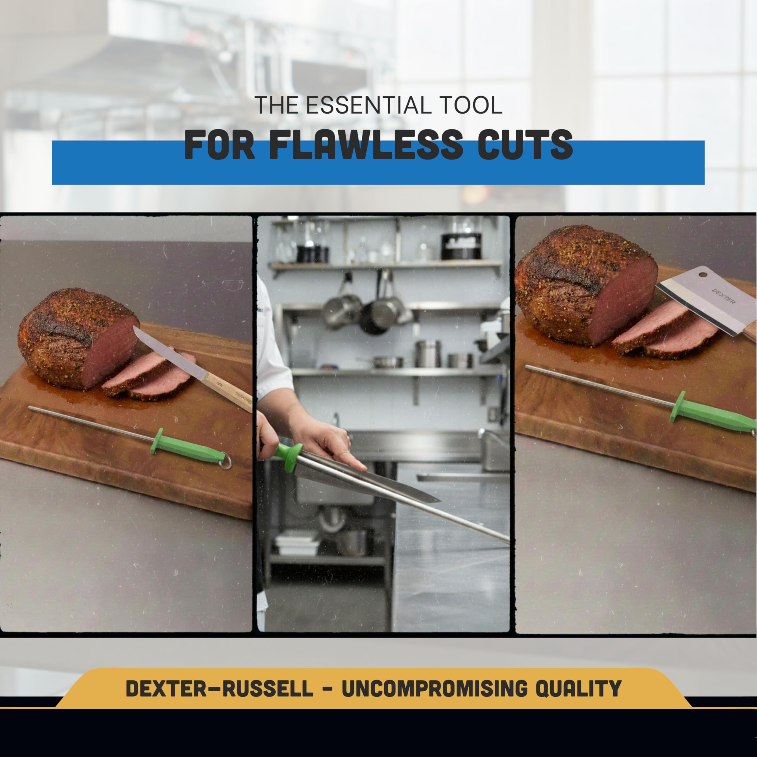 Dexter-Russell NWSS-10 uso profesional, ideal en cocinas ocupadas.