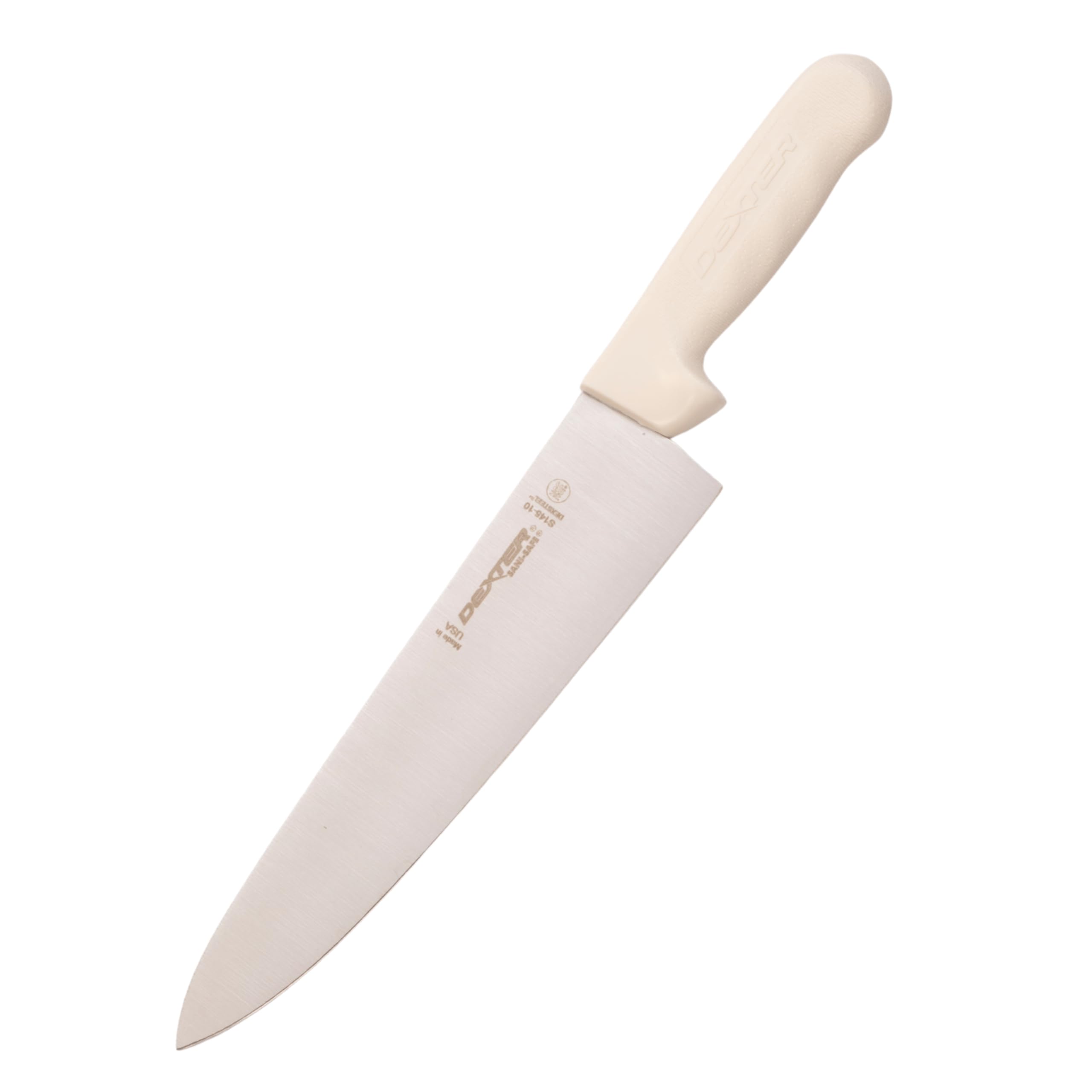 Cuchillo Dexter-Russell S145-10PCP de 10 pulgadas, hoja Dexsteel de alto carbono, corte preciso.