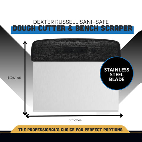 Dexter-Russell S196B mango texturizado negro para un agarre seguro durante el uso