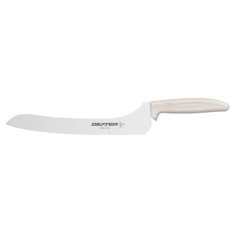 Dexter Russell Sani: cuchillo offset para sándwich con borde festoneado y rendimiento higiénico.