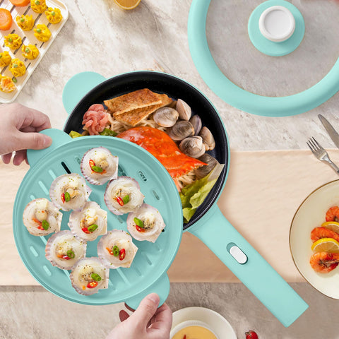 Cocina multifuncional DEZIN para fideos y huevos rápidos.
