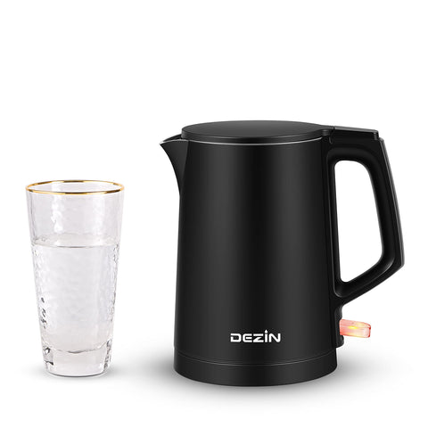 Dezin hervidor eléctrico 0.8 L, compacto para viajes, hervido rápido para reuniones.