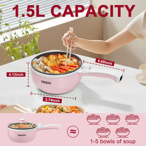 Cocina rápida de fideos y huevos con 600W de potencia