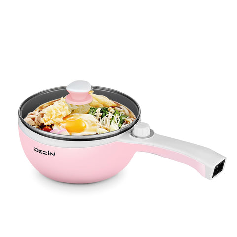 DEZIN olla eléctrica mejorada con diseño compacto para cocina sin fogón