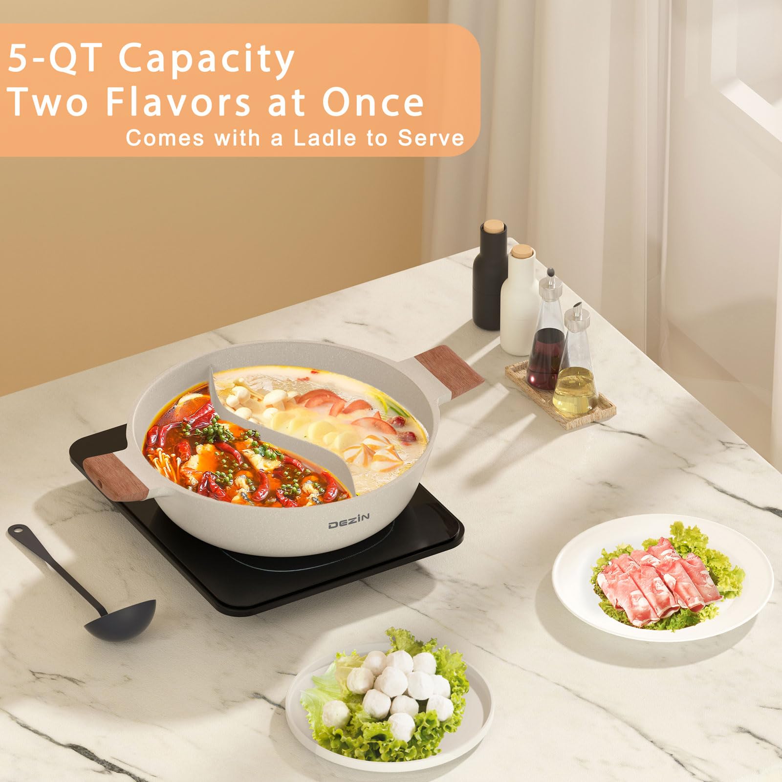 DEZIN tapa de vidrio con vapor para vigilar sabores sin destapar