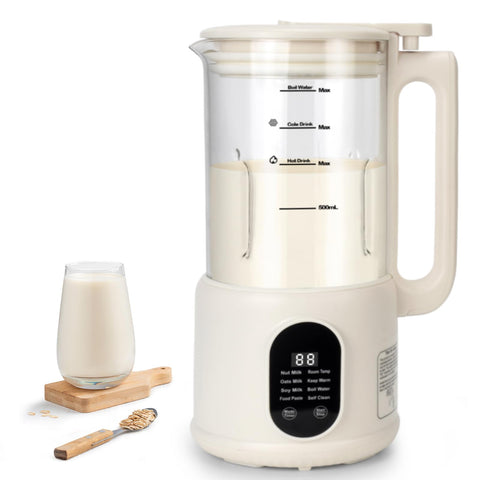 DFJKJUU máquina leche de nuez, exterior compacto ideal para uso familiar