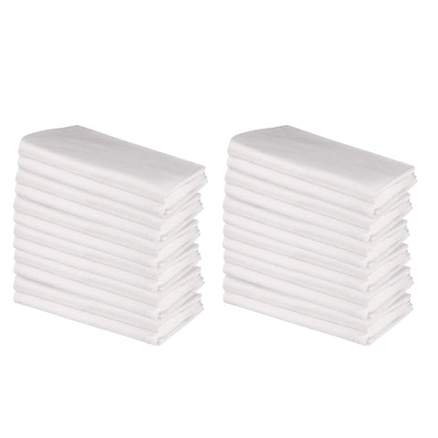 DG Collections: toallas de algodón 100% prelavadas de 27x27 para secado sin pelusa.