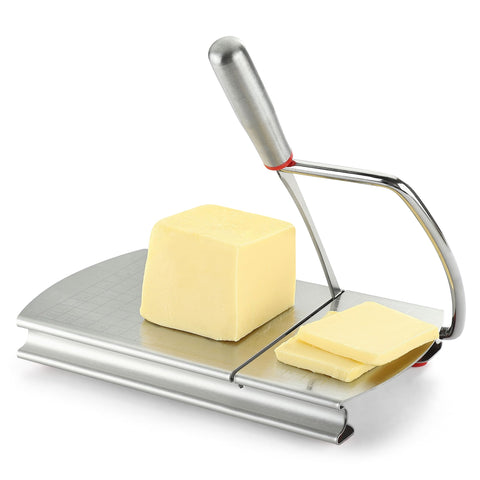 DGLOZE cortador de queso con hoja de acero inoxidable para rebanadas uniformes