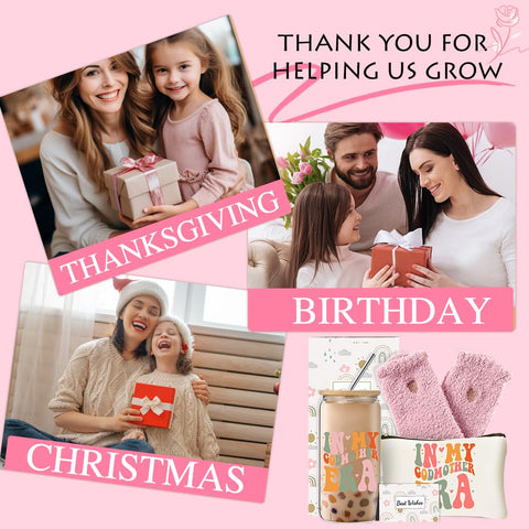 DHQH madrina caja regalo con empaquetado elegante regalo ideal para ocasiones