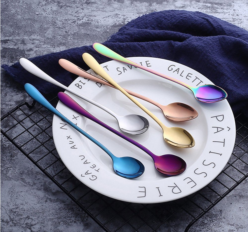 Conjunto de 8 cucharas para mesa familiar y uso diario.