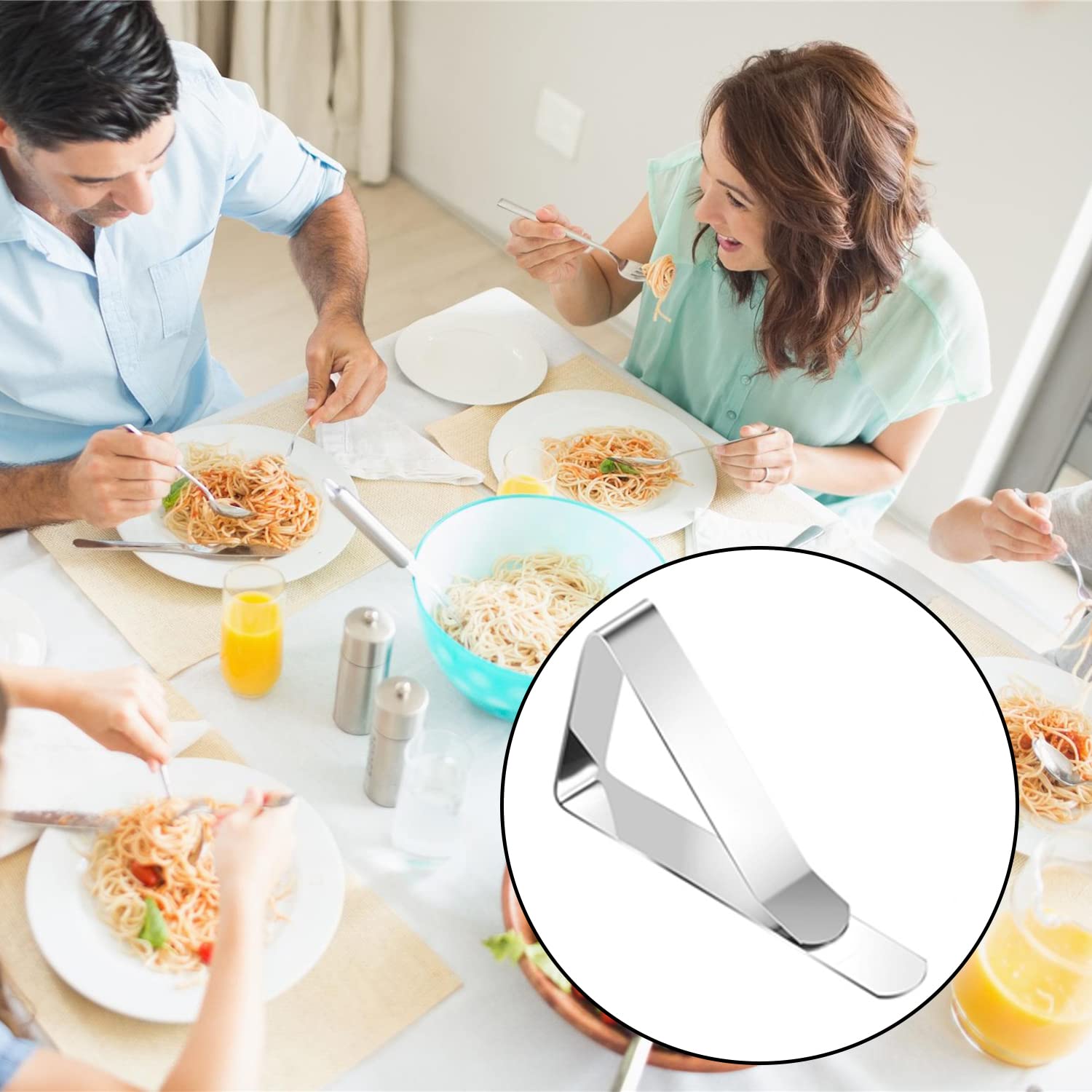 DHYLRICHER pinzas mantel para fiestas y bodas, instalación rápida y segura