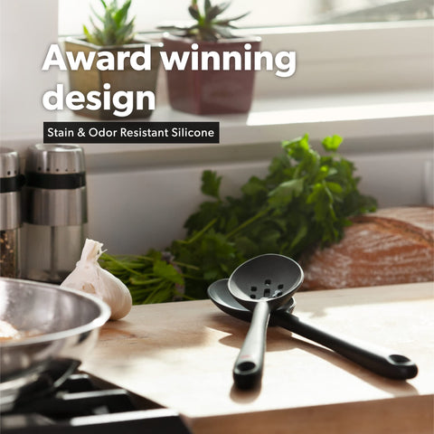 DI ORO Living Cucharon para salsas densas, práctico para volcar con precisión