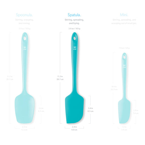 Espátula DI ORO Living apta para lavavajillas, lista para limpiar tras cocinar.