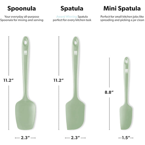 Di Oro Living espatulas para mezclar y raspar de Di Oro Living en cocina diaria.