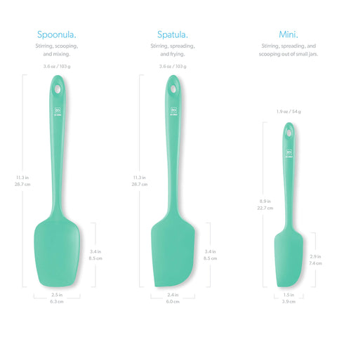 DI ORO Living espátula silicona apta para sartenes antiadherentes, sin rayar.