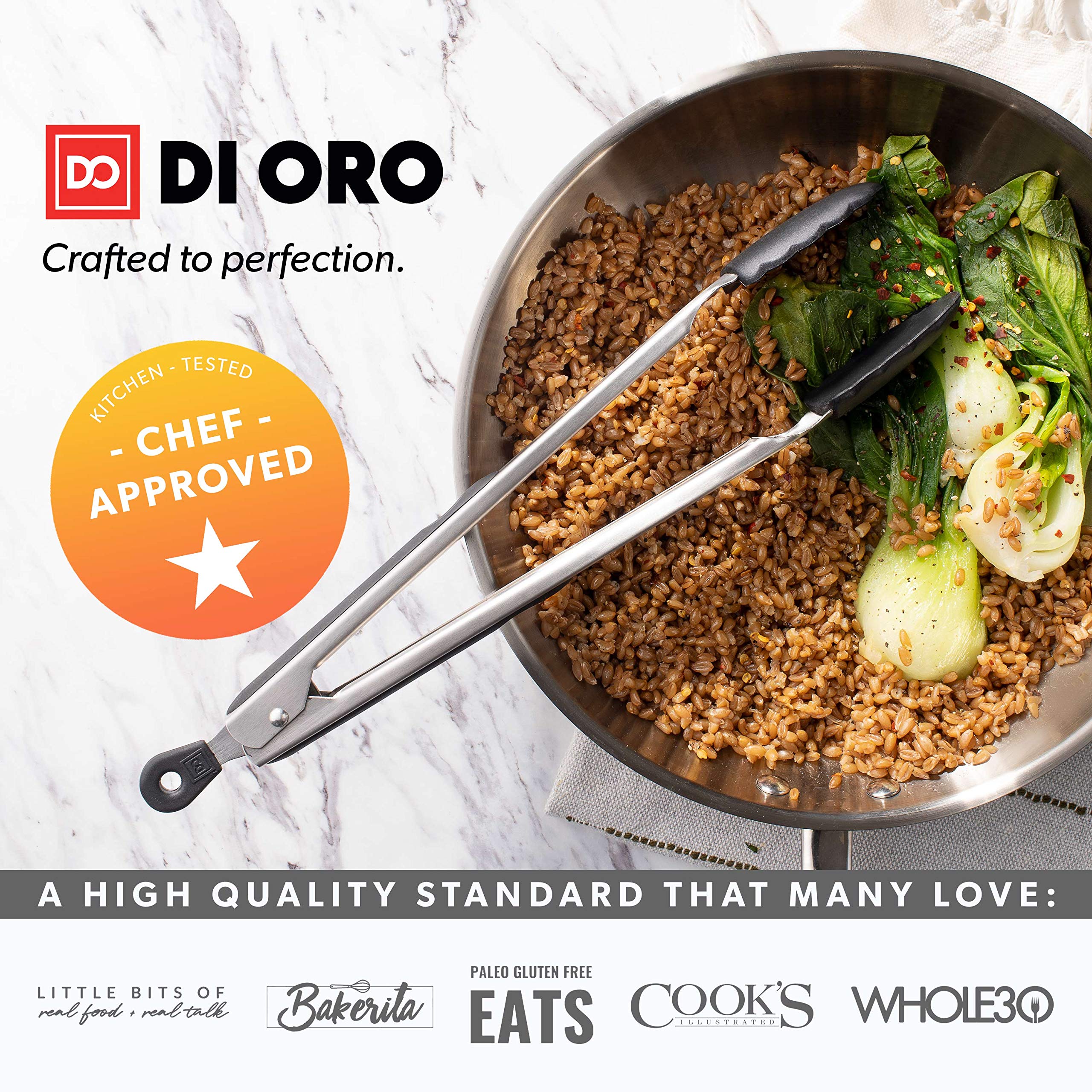 DI ORO Living para sartenes antiadherentes mantiene la cocina limpia