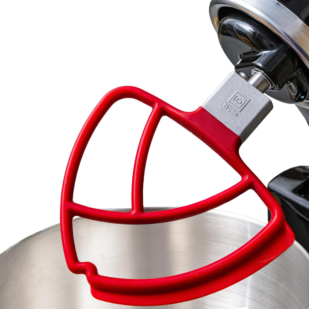 Di ORO Seamless batidor con borde flexible para KitchenAid, mezcla suave y raspa el bol