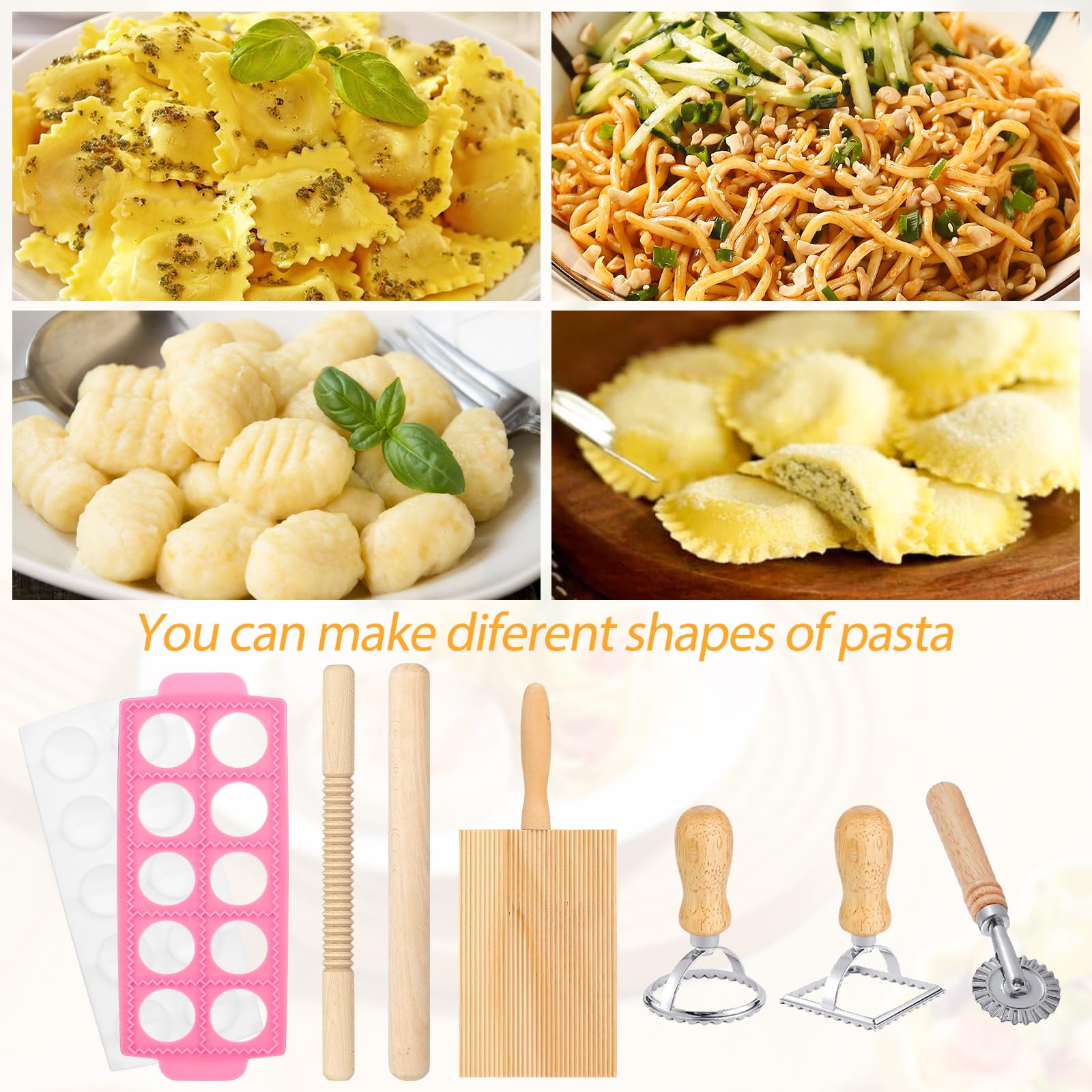 DI QIU REN set de pasta: rueda cortadora ravioli para cortes precisos.