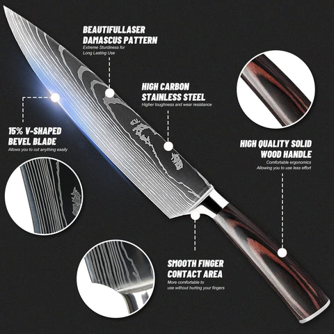 Cuchillo pelador Diagsh de 3,5 pulgadas para pelar hortalizas con precisión