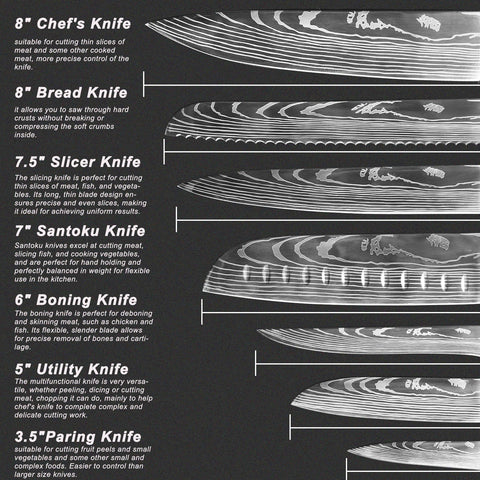 Cuchillo utilitario Diagsh de 5 pulgadas para cortes rápidos