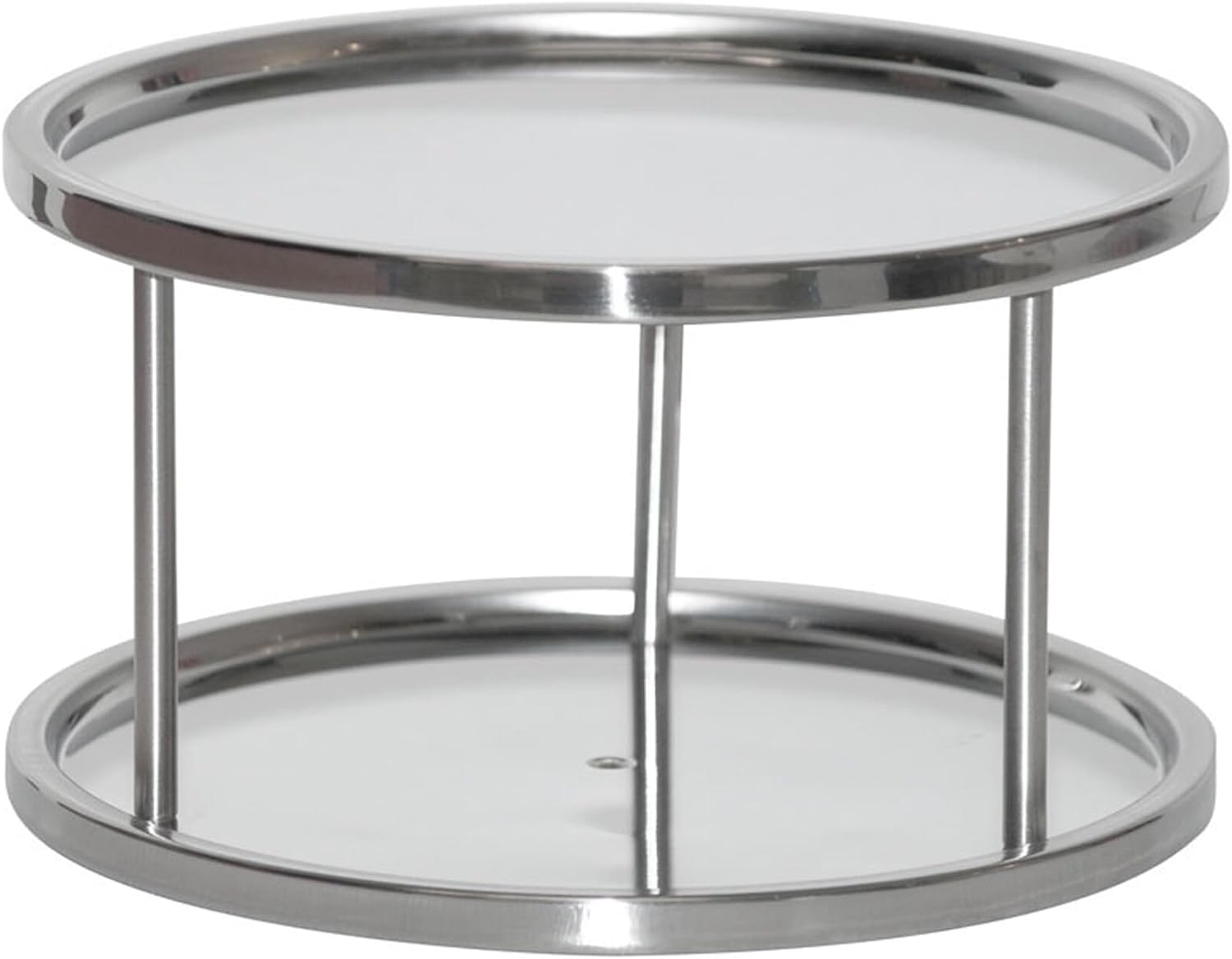 Dial Industries Lazy Susan, base giratoria de acero inoxidable, acceso rápido a especias.