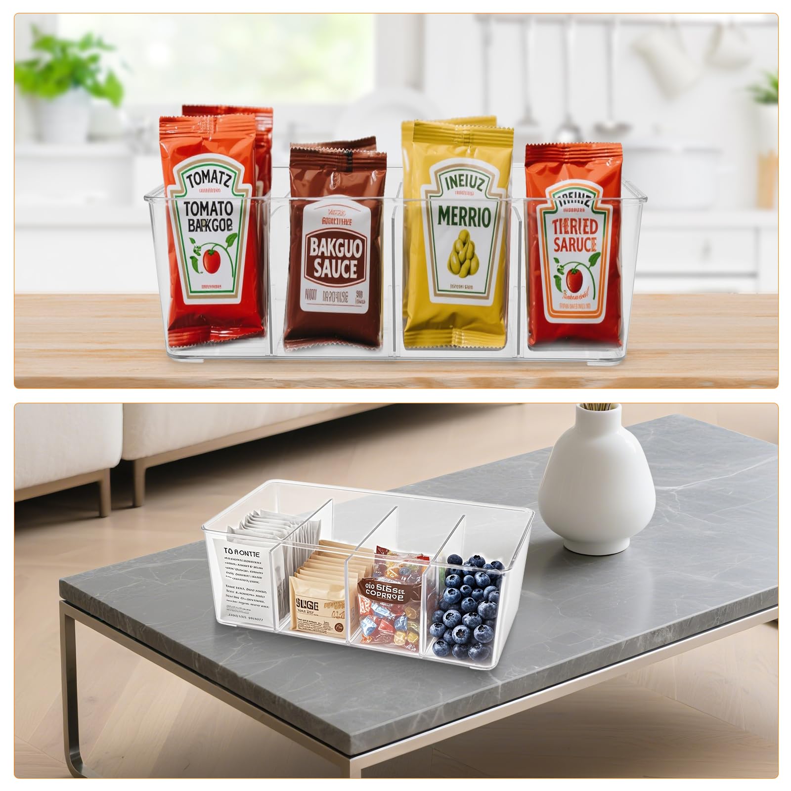 diatomiteco perfecto para almacenamiento en nevera y mesa.