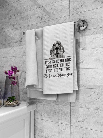 Dibor Bloodhound, toalla baño con textura panal y alta absorción.