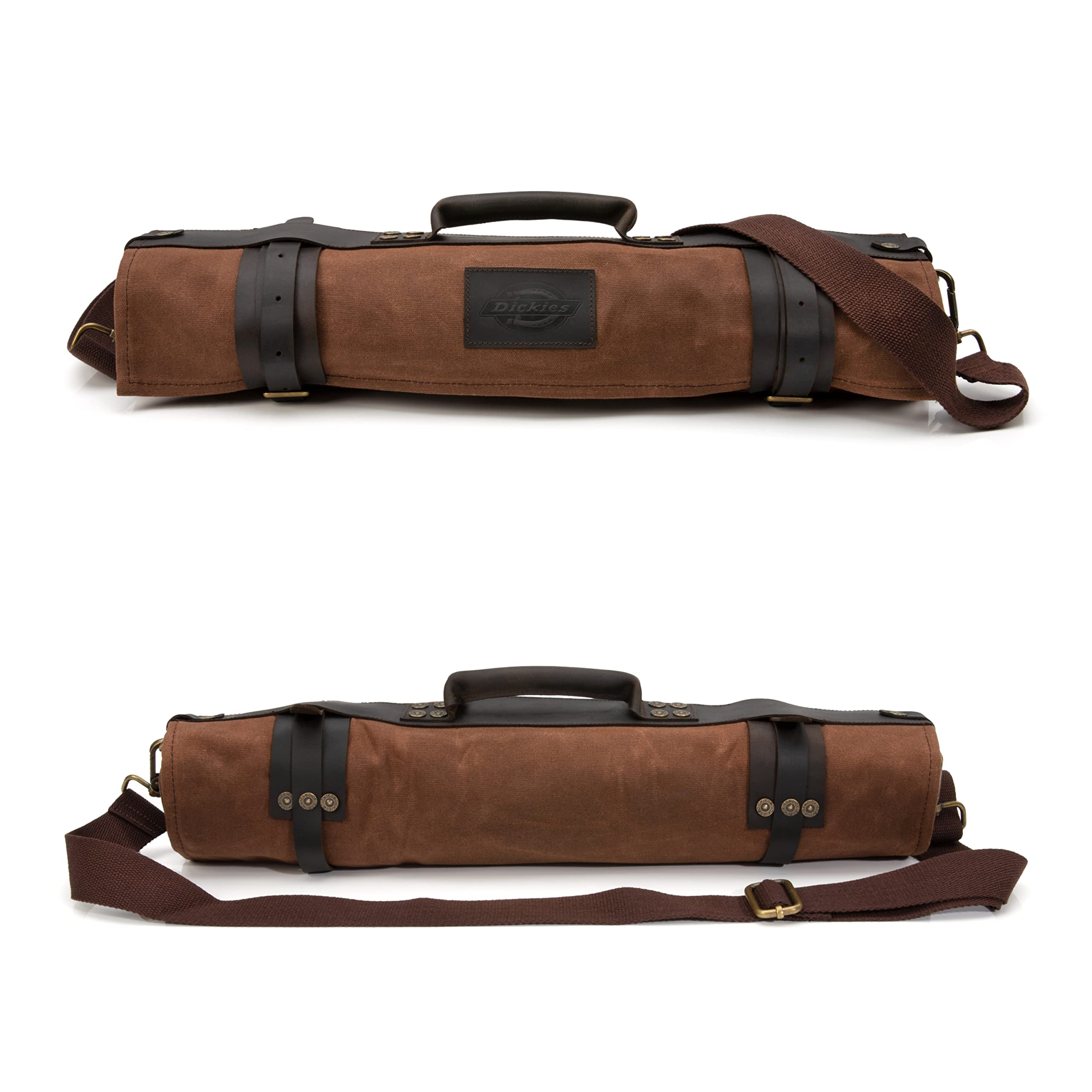 Dickies rodillo para cuchillos con múltiples bolsillos para distintos tamaños.