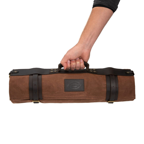 Dickies rodillo desplegado con medidas 27x16 y 28x19, versatilidad para chefs.
