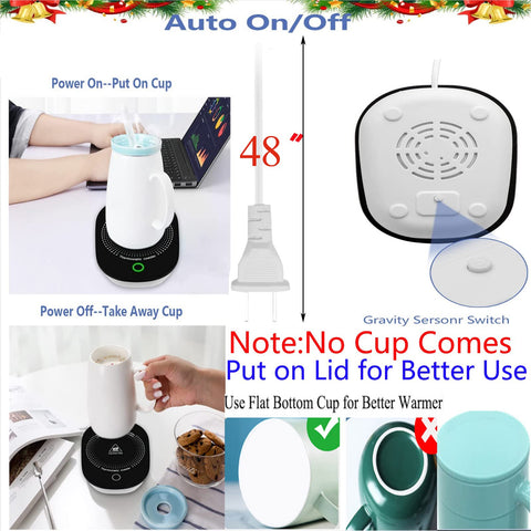 Dicross compatible con tazas de base plana para calentamiento seguro