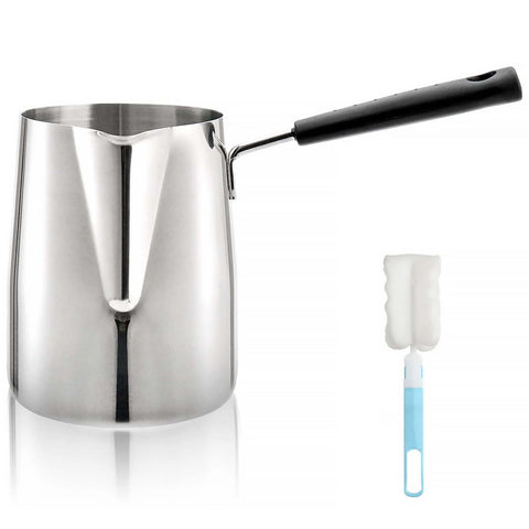 Dicunoy calentador leche 1qt, vista superior, ideal para calentar leche rápidamente.