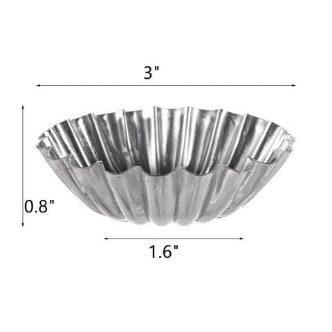 Dicunoy molde de aluminio para tartas reutilizable, duradero y seguro para alimentos