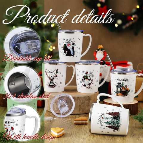 Diseños navideños Didaey con copos de nieve, Santa y renos para regalar