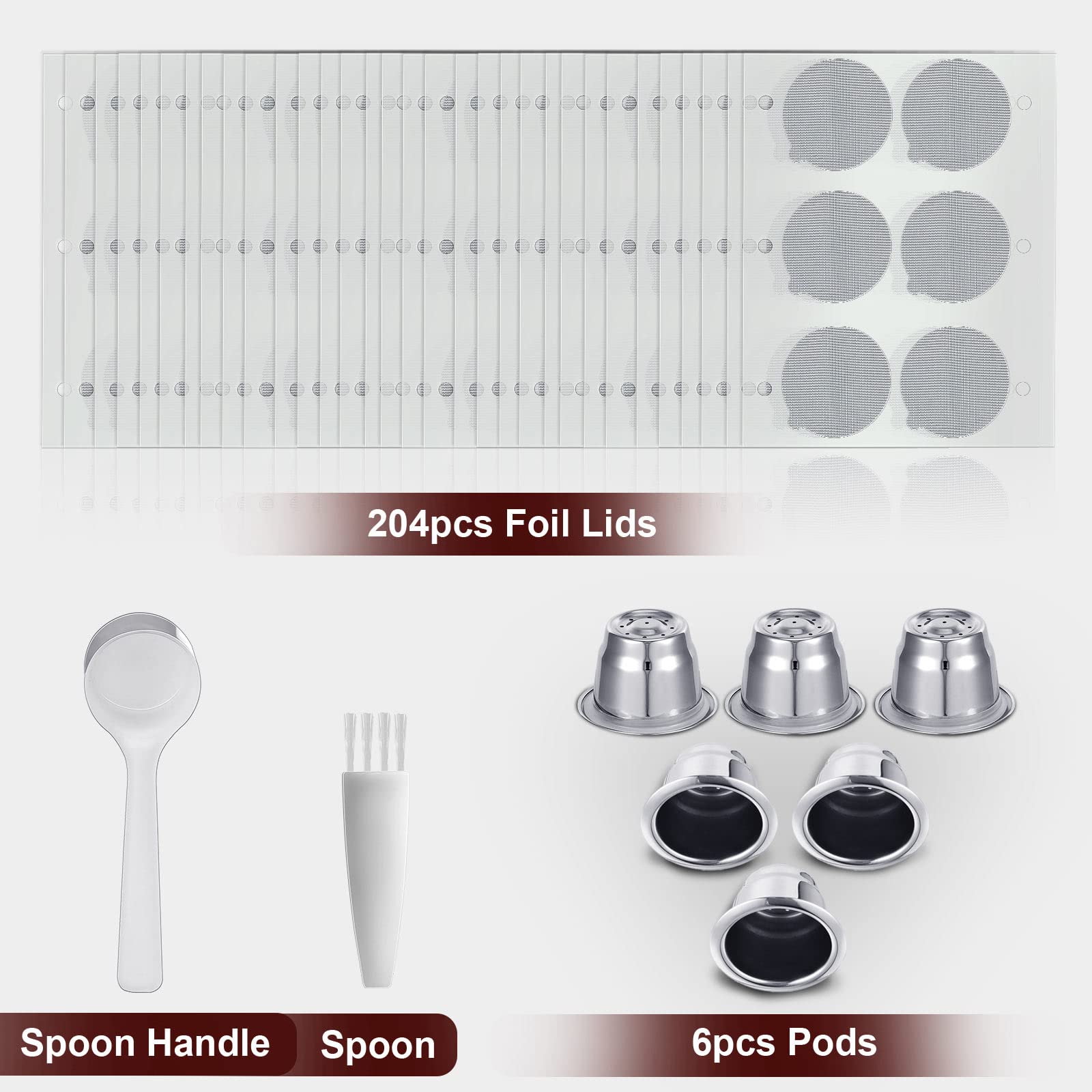Tapas de aluminio para cápsulas Didaey con sellado hermético