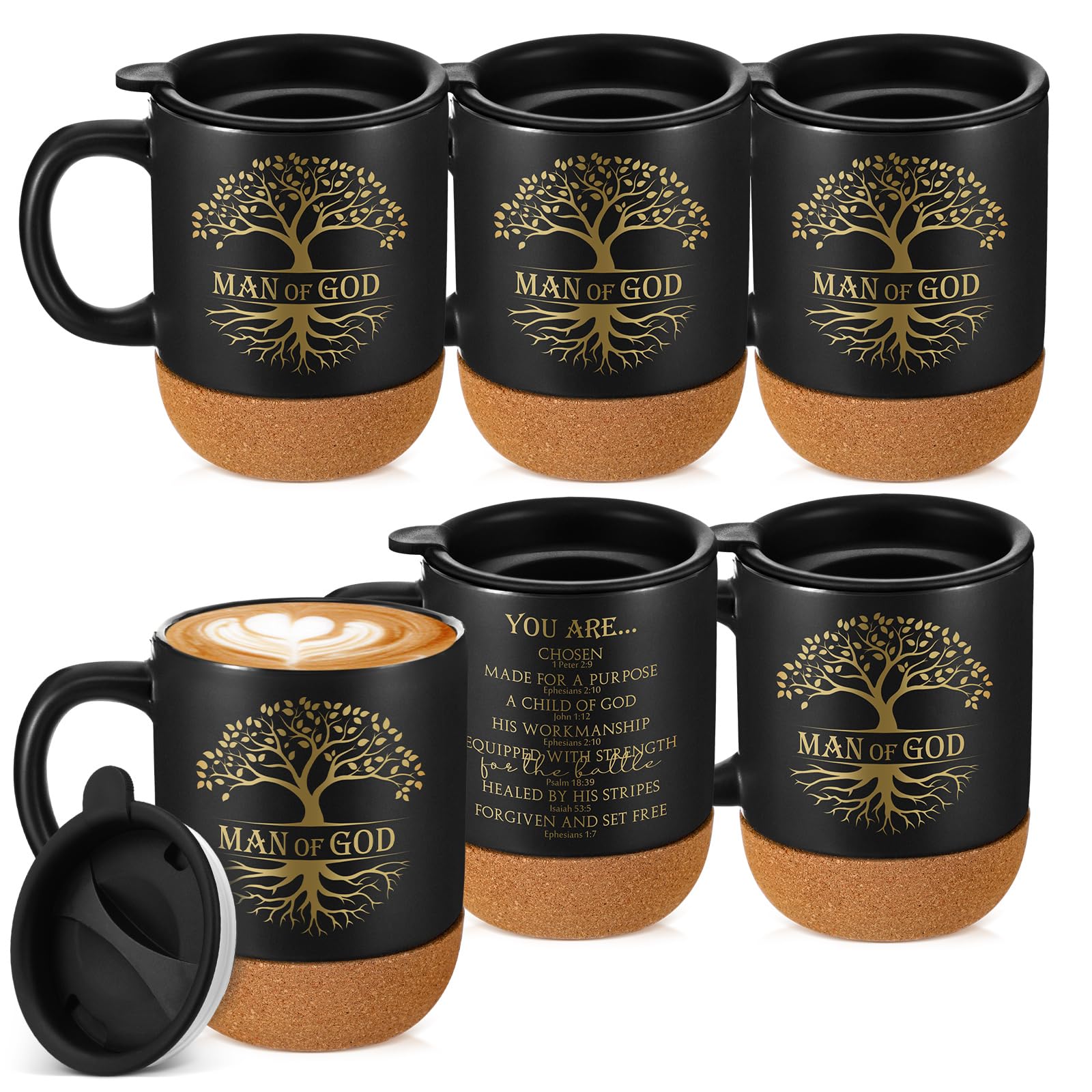 Taza cristiana Didaey de 15 oz para uso diario en casa