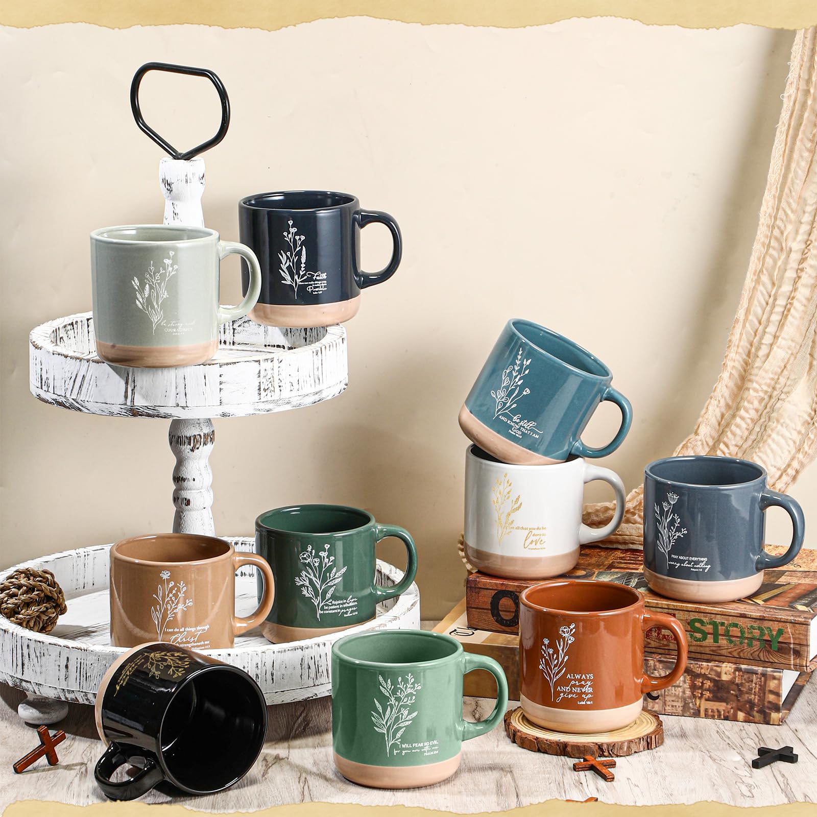 Taza didaey para uso diario: gran tamaño para café, té o cocoa.