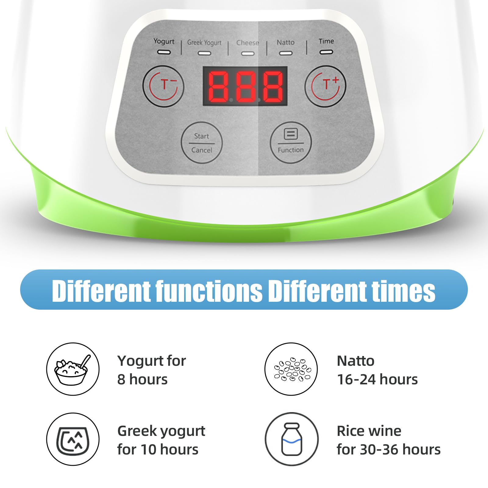 DiDiMo Yogurtera usa control de temperatura inteligente para texturas uniformes.