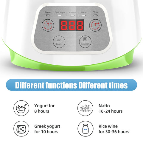 DiDiMo Yogurtera usa control de temperatura inteligente para texturas uniformes.