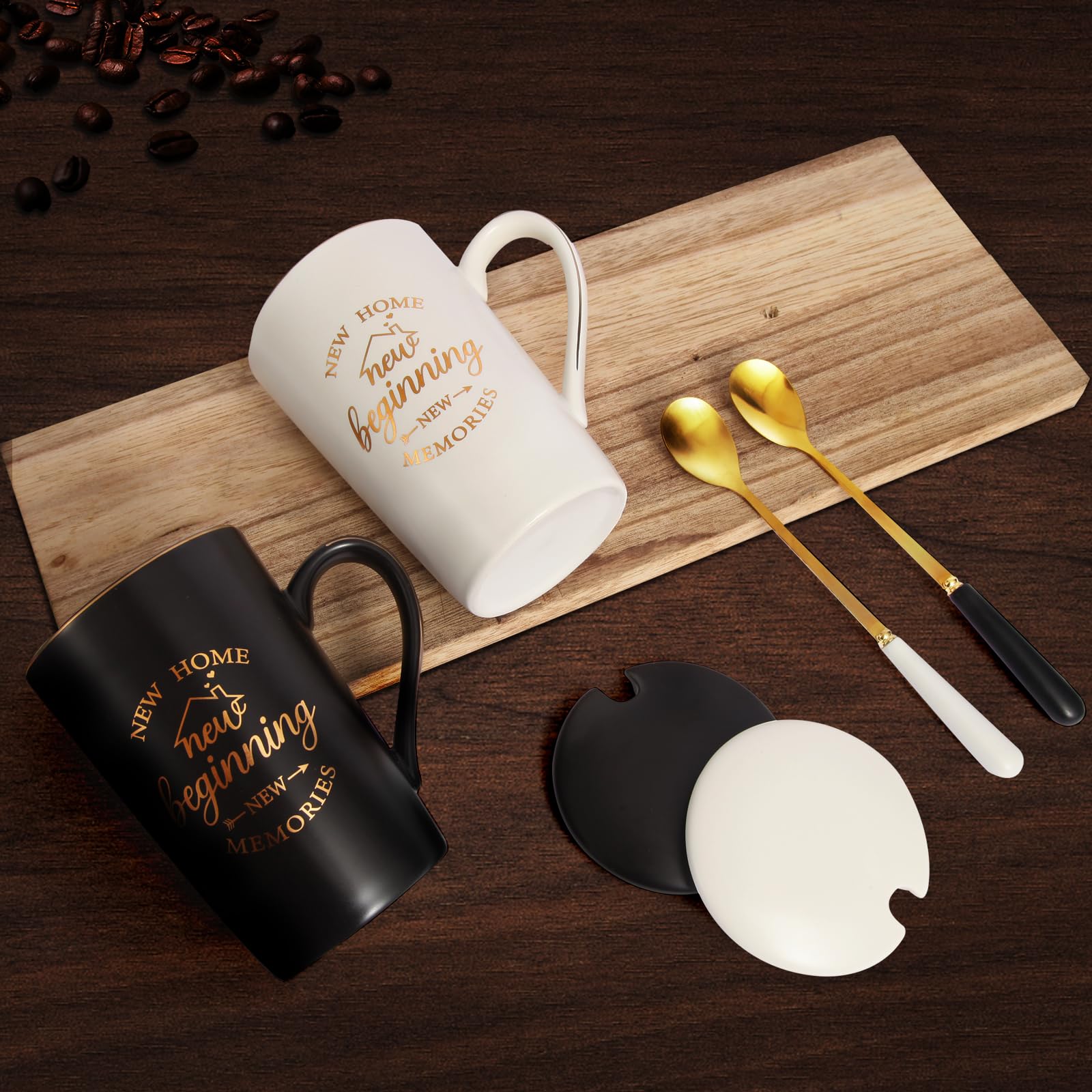 Taza de 14 onzas DIDOSJME en cerámica resistente para uso diario.