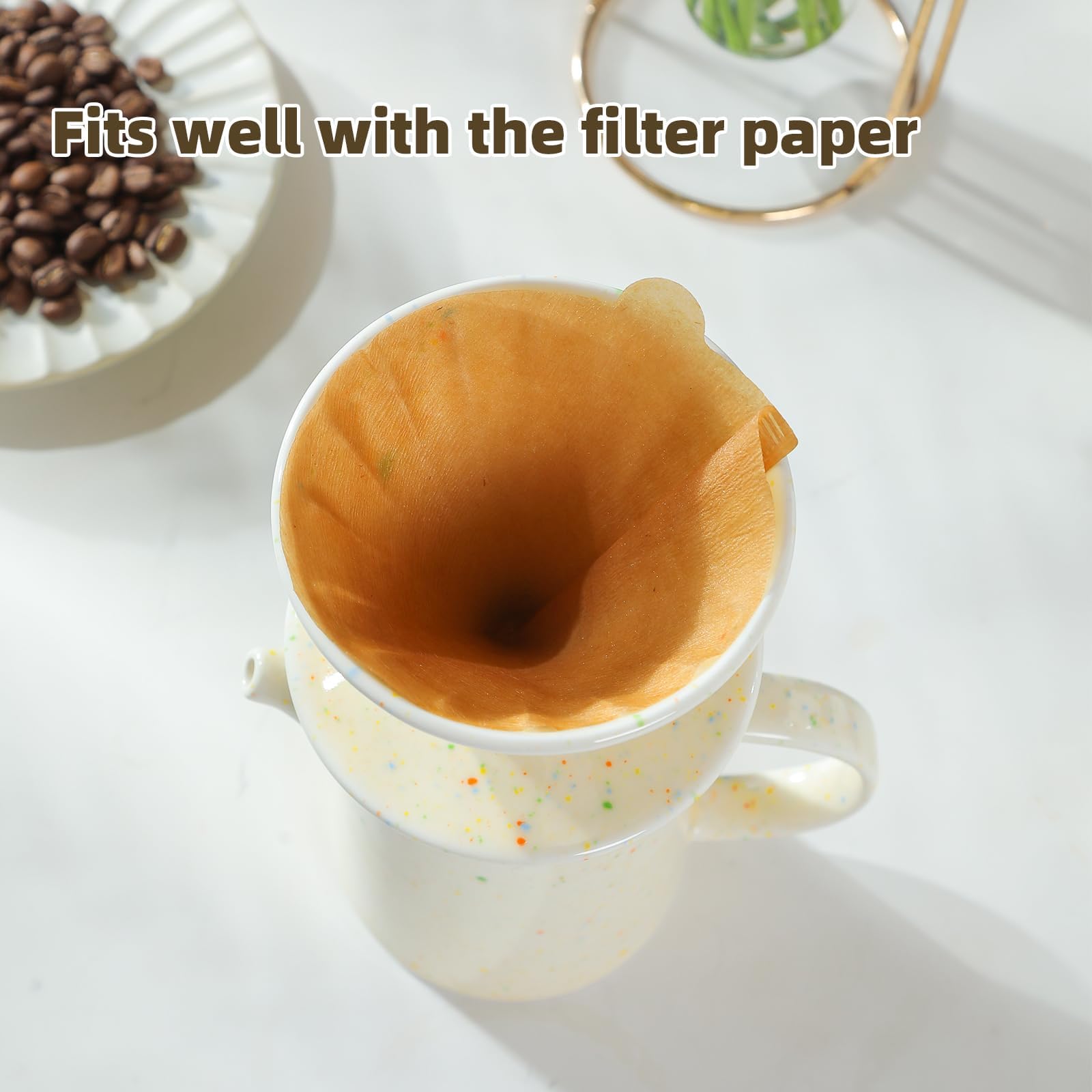 Dif Deco filtros de papel, 20 unidades para una extracción limpia