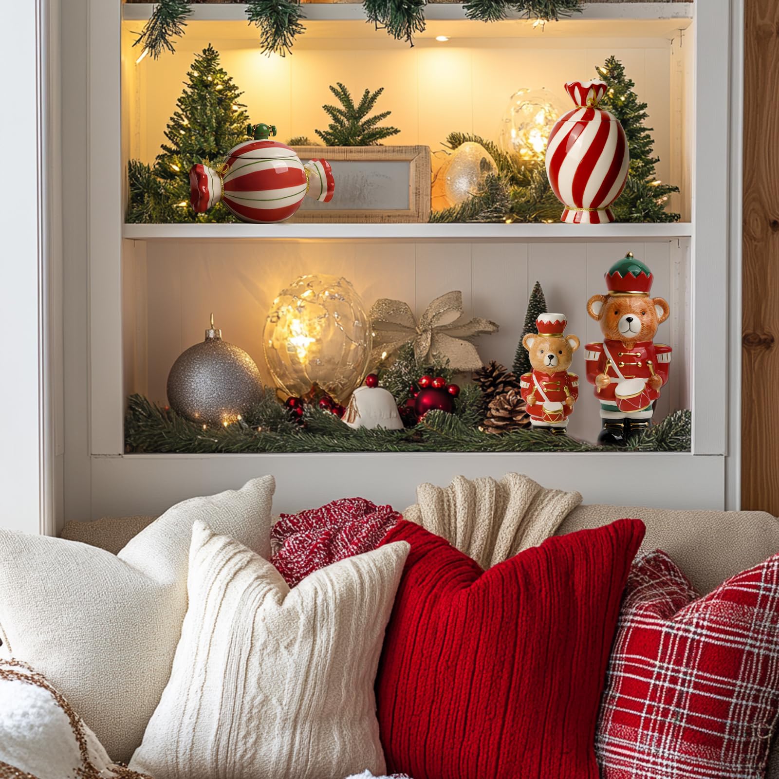 Dif Deco regalo navideño, jarrón decorativo perfecto para sorprender.
