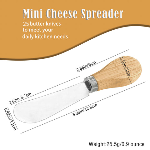 Cuchillo desparramador DIFENLUN mini de 12 cm para untar crema.