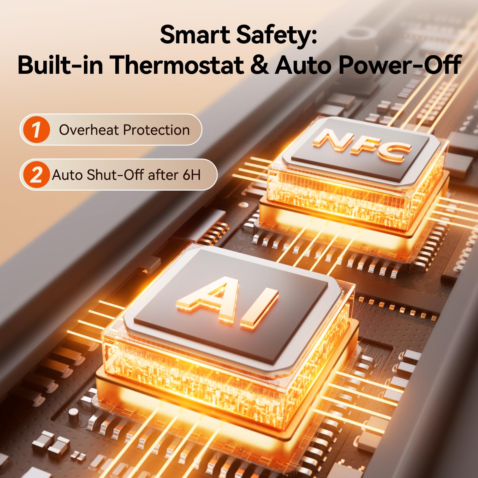 Controles de temperatura de DIGIX con 4 ajustes