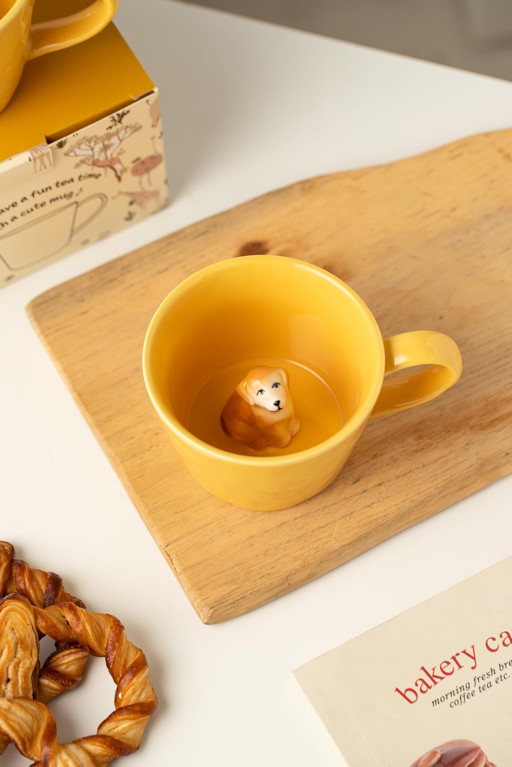DIHOclub Taza cerámica segura apta para microondas y lavavajillas.