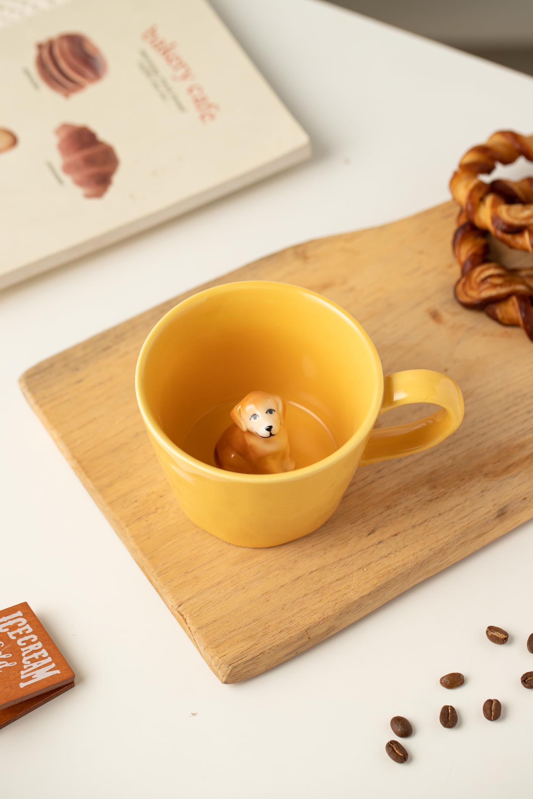 DIHOclub Taza perro 3D: experiencia visual al beber en la oficina.