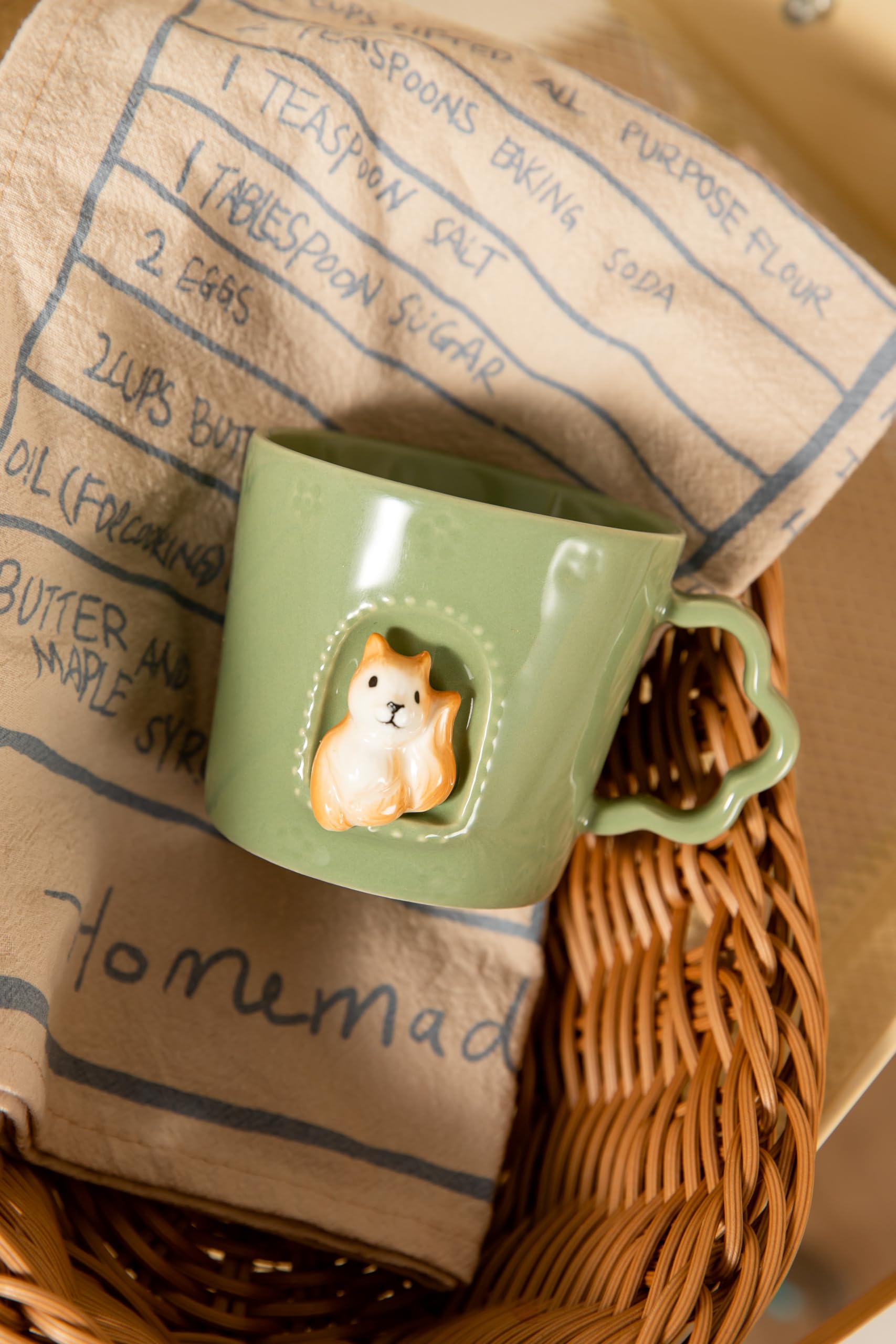 DIHOclub taza regalo de animales ardilla, regalo único.