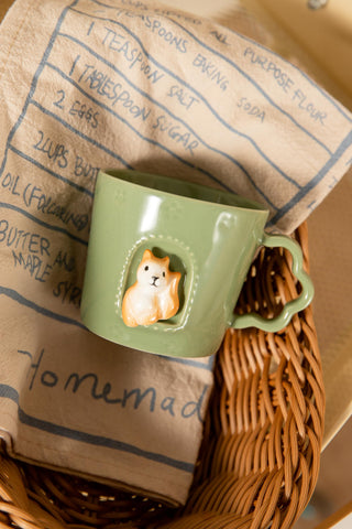 DIHOclub taza regalo de animales ardilla, regalo único.