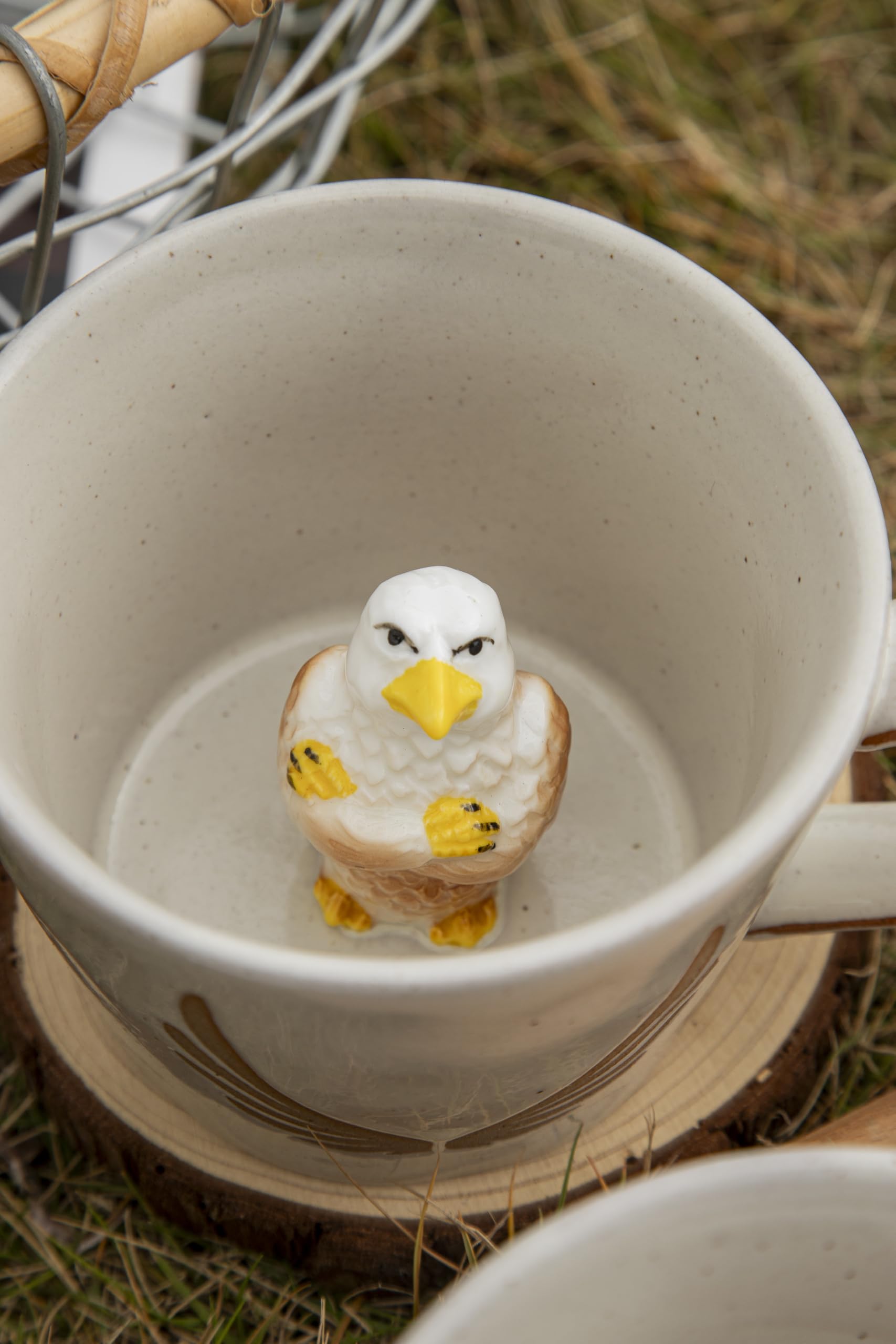 DIHOclub Eagle: taza cerámica libre de plomo apta para microondas