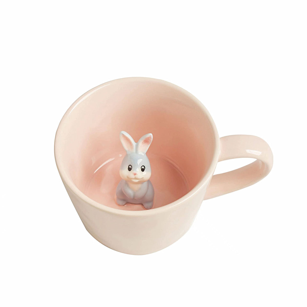 DIHOclub Taza Conejo 3D oculto dentro, ideal para iniciar la mañana