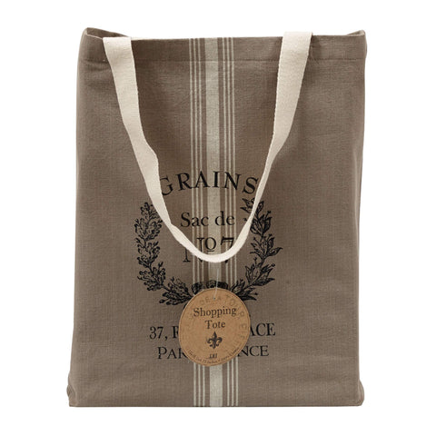 Bolsas de lona de algodón resistente de DII con impresión francesa para carga diaria.